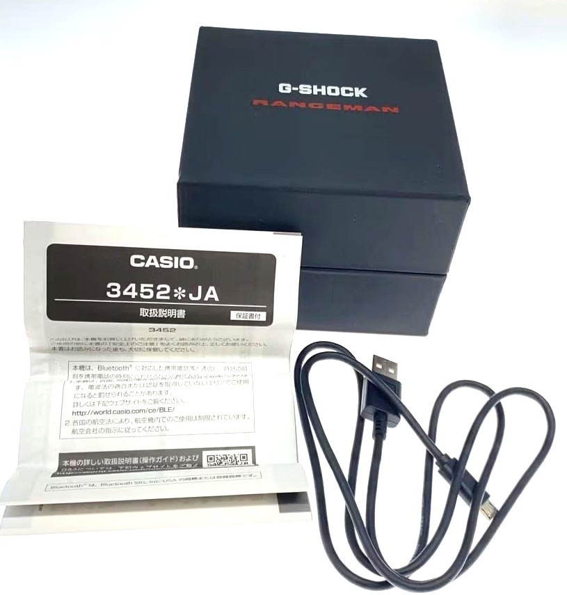 Casio G-Shock Rangeman GPR-B1000-1JR Solar GPS Digital Watch Black Resin Used