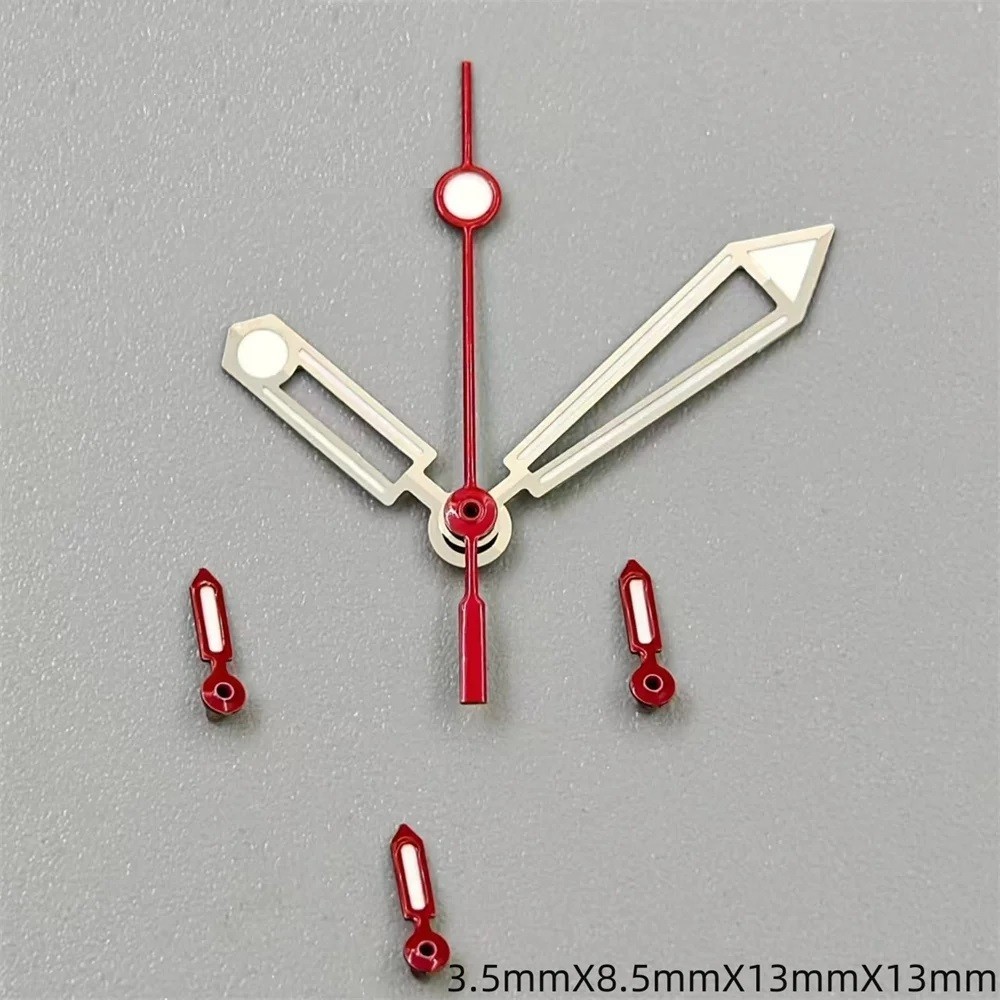 Watch Hands Green luminous For VK63 Movement 6PCS Per Set Watch Parts