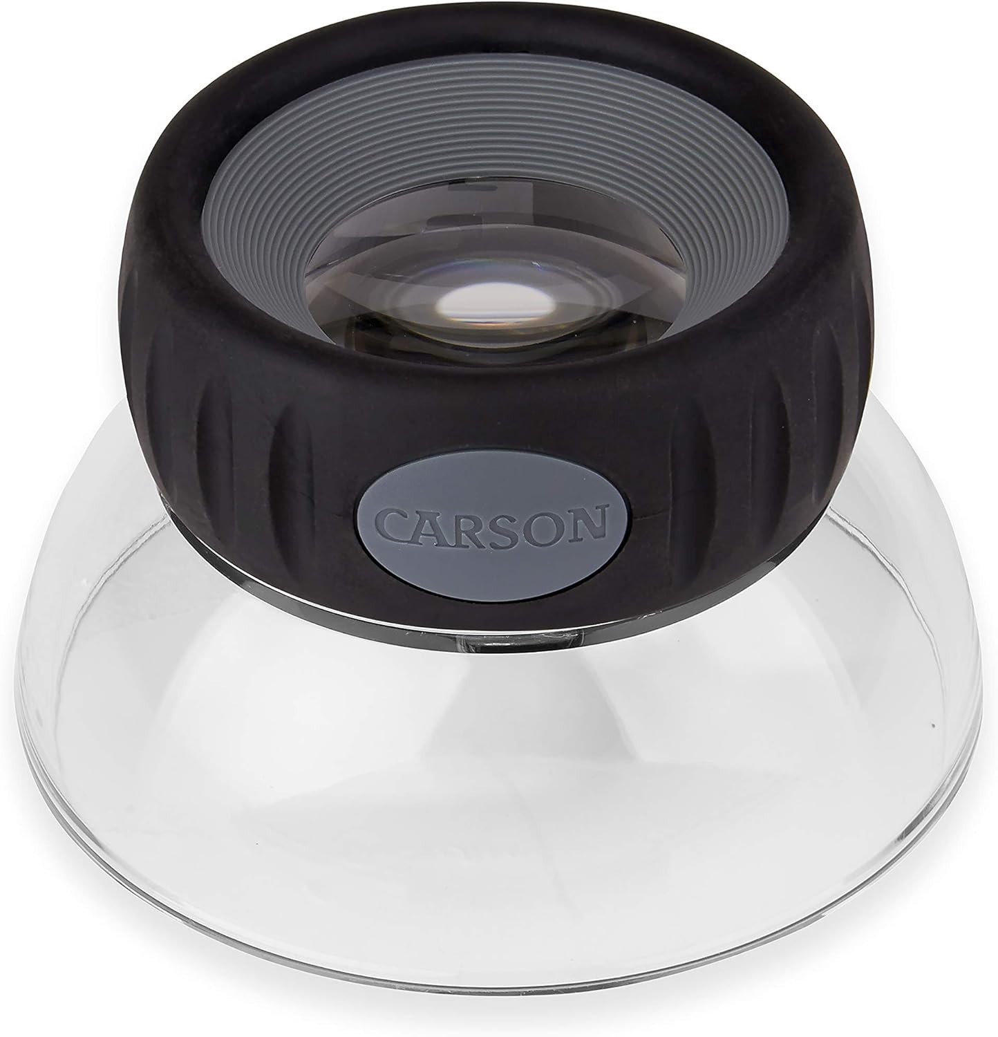 Carson LumiLoupe Plus 5.5X Power Loupe with Dual Focus – Crystal Clear Viewing