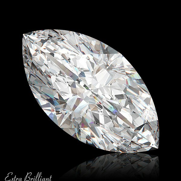 1.10ct H/VS2/VG-Cut Marquise Shape AGI Certify Genuine Diamond 10.57×5.37×3.44mm