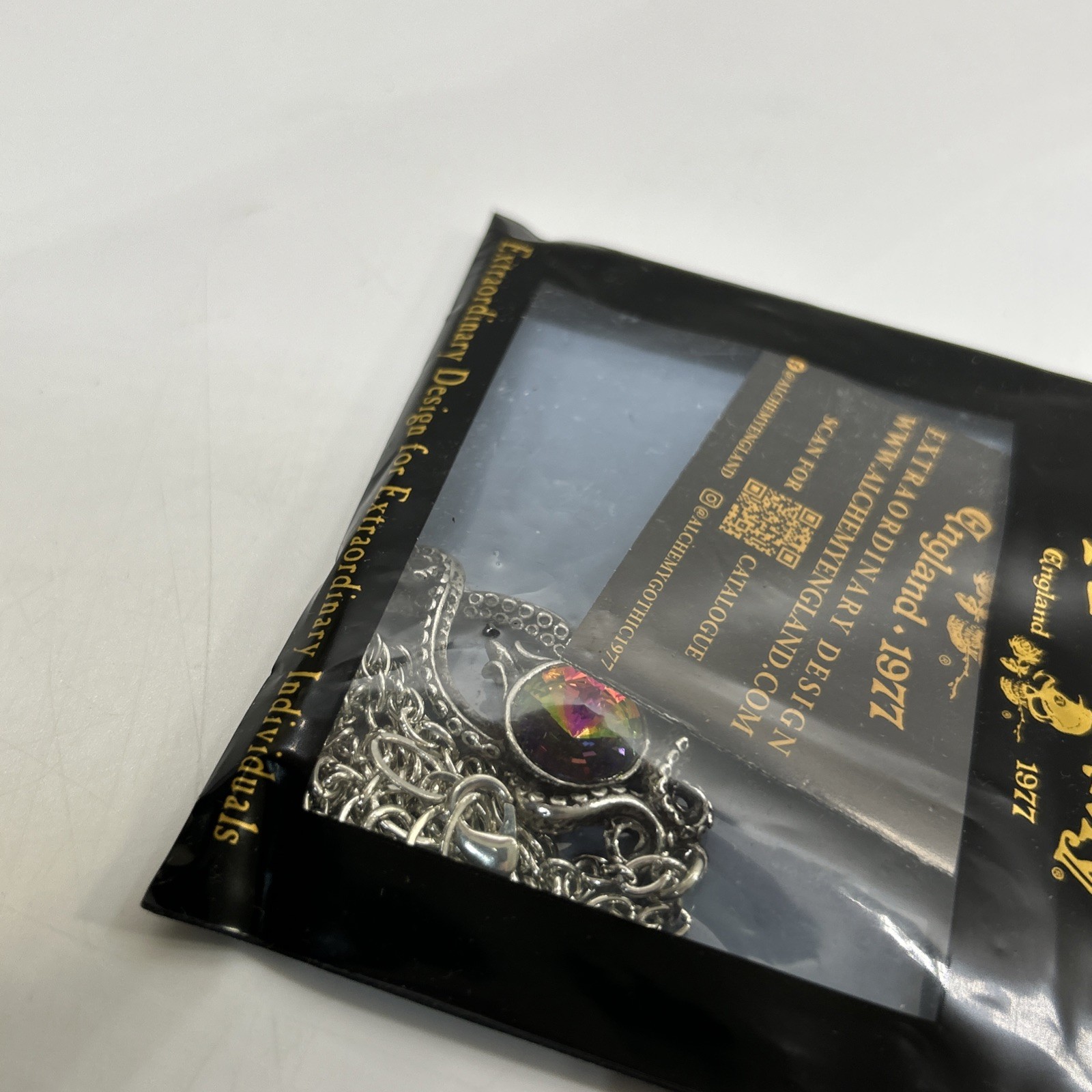 Sealed Alchemy Gothic ‘Light in the Dark’ Pendant Eldritch English Pewter P990
