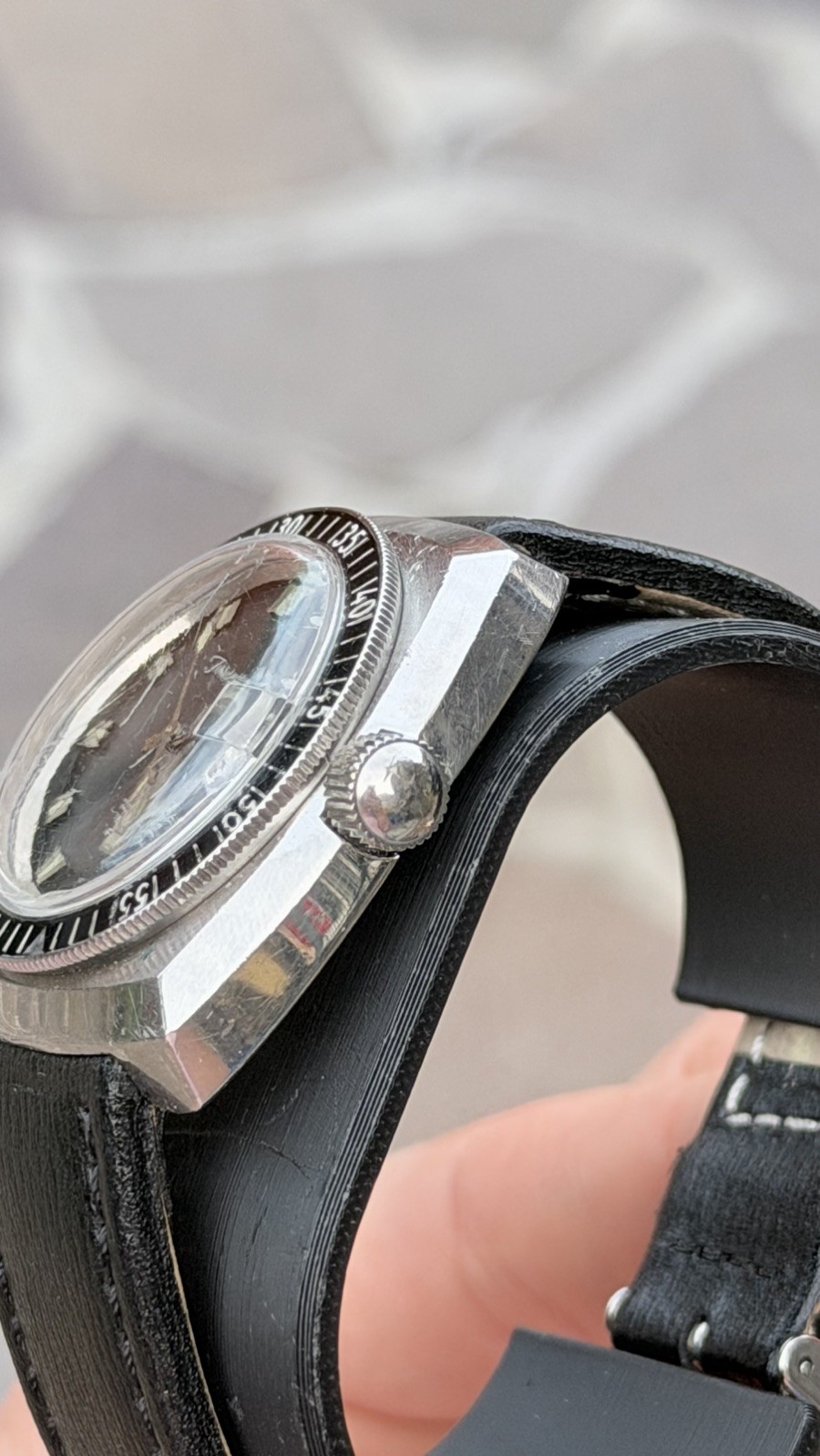 Jungfrau Sub 150M 38mm Automatic ETA Bezel Bakelite Steel