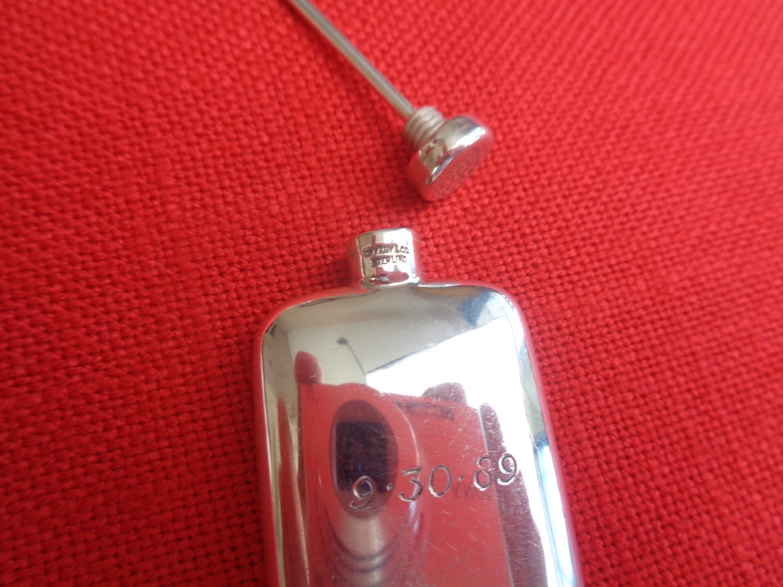 Tiffany & Co. Sterling Silver Miniature Perfume Flask 15.5G