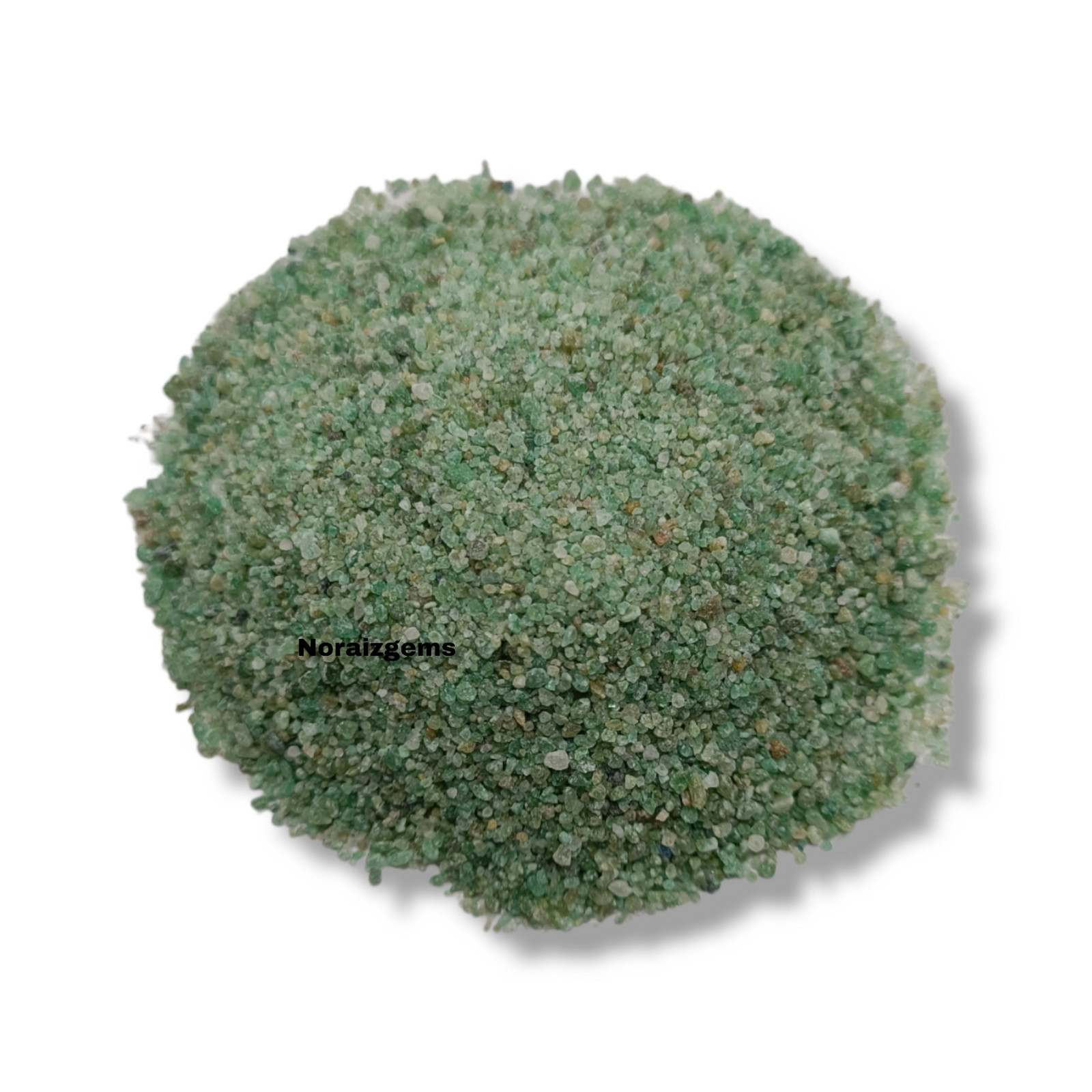 Crushed Green Jade Gemstone Coarse Stone Inlay Woodworking Stone Healing Powder