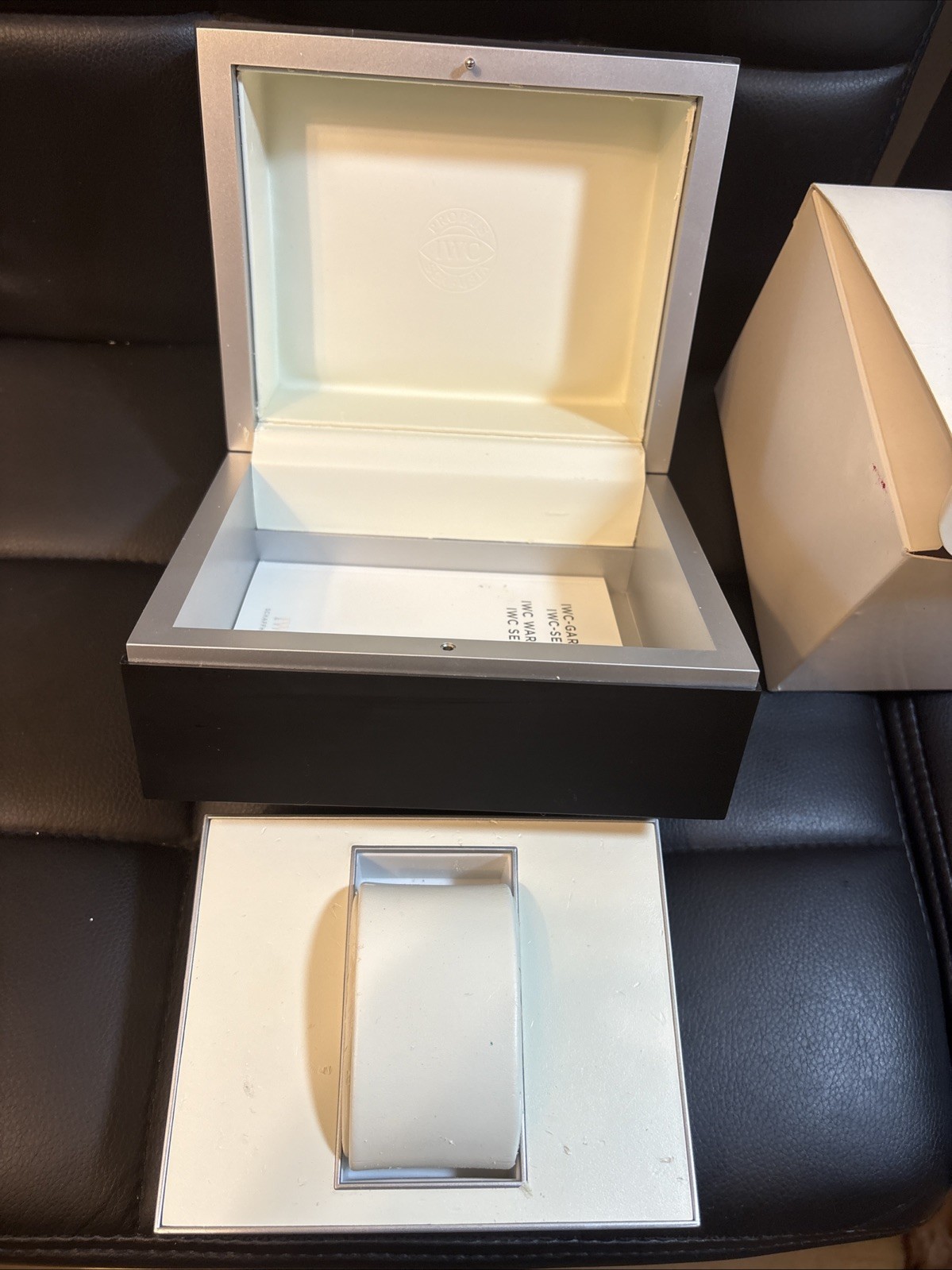 Authentic IWC Watch Box Case Set, Books, Pilot, Big Pilot, Aquatimer, Others