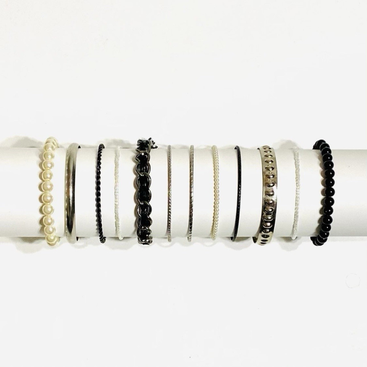 BERSHKA 12-piece mixed bracelet set