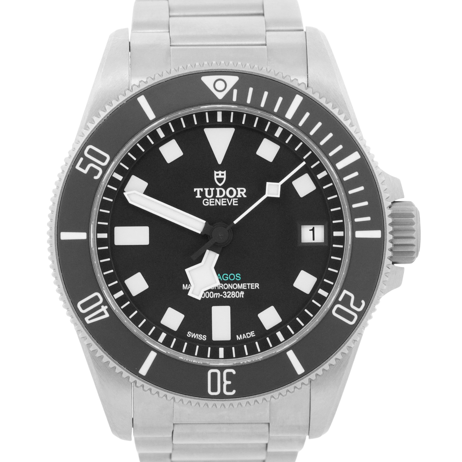 2025 PAPERS Tudor Pelagos Ultra Black TURQUOISE Titanium 2543C1A7NU 43mm BOX