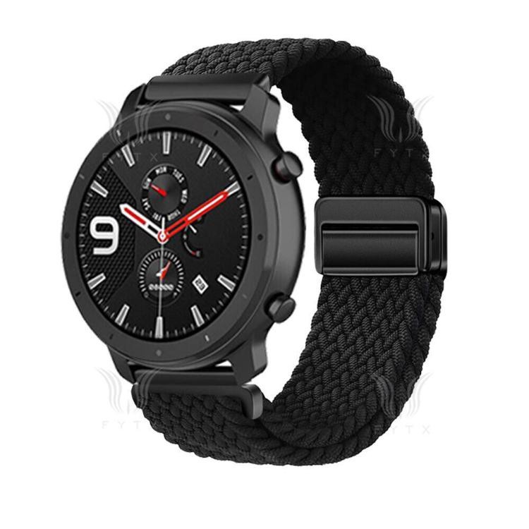 Band Strap For Huami Amazfit GTR 4 3 2 2e Stratos GTS 4 3 2 Bip Magnetic Braided