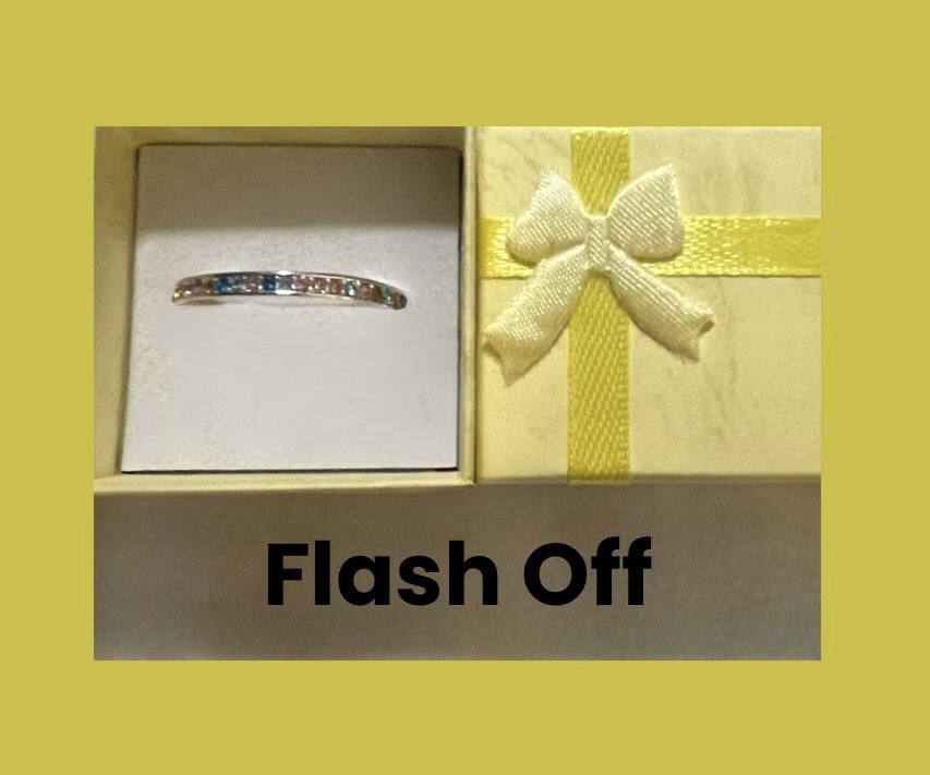 Gorgeous Silver Filled Multicolor Zircon Eternity Band Ring Size 10.5