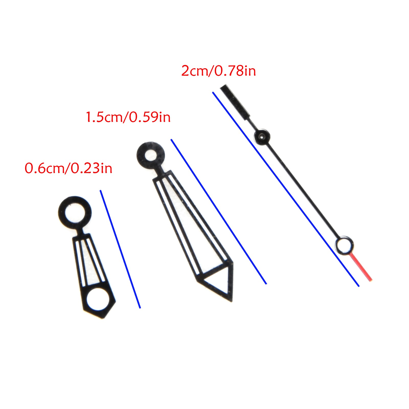 Watch Hands Hour Minute Second Needle Pins Replacement For ETA 2824-2 Movement