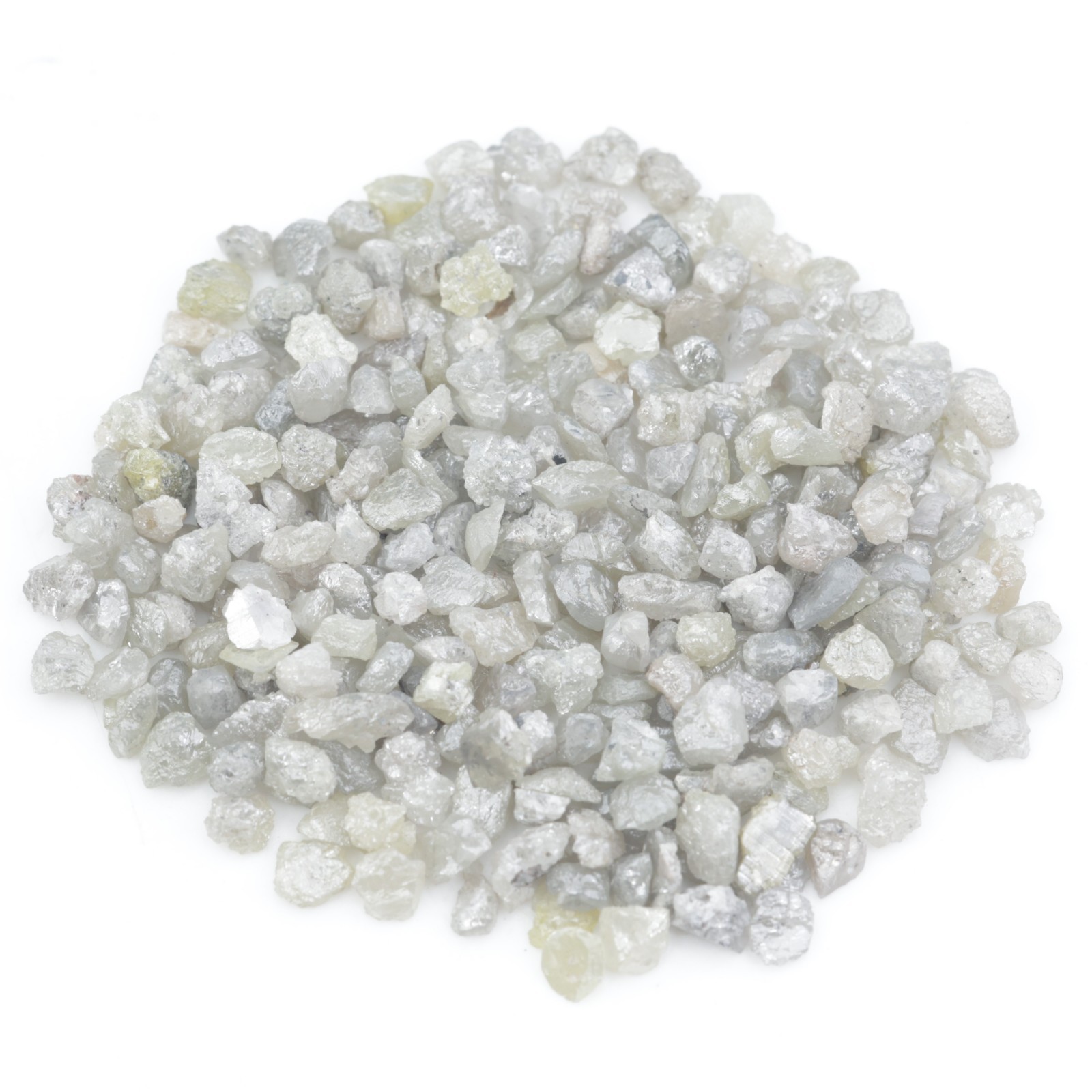 6.00Ct White Rough Diamond Lot Natural Loose Raw Uncut Diamond For Fine jewelry.
