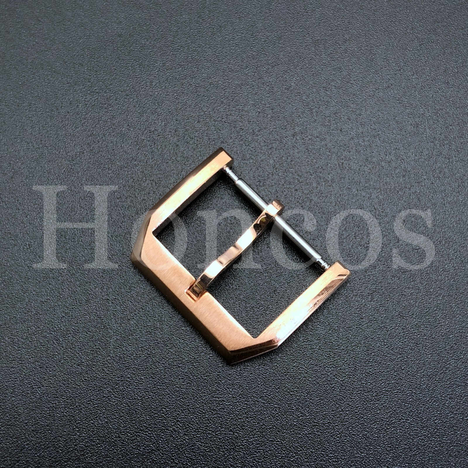 18MM TANG TONGUE BUCKLE FIT IWC PILOT PORTUGUESE TOP GUN LEATHER STRAP ROSE GOLD