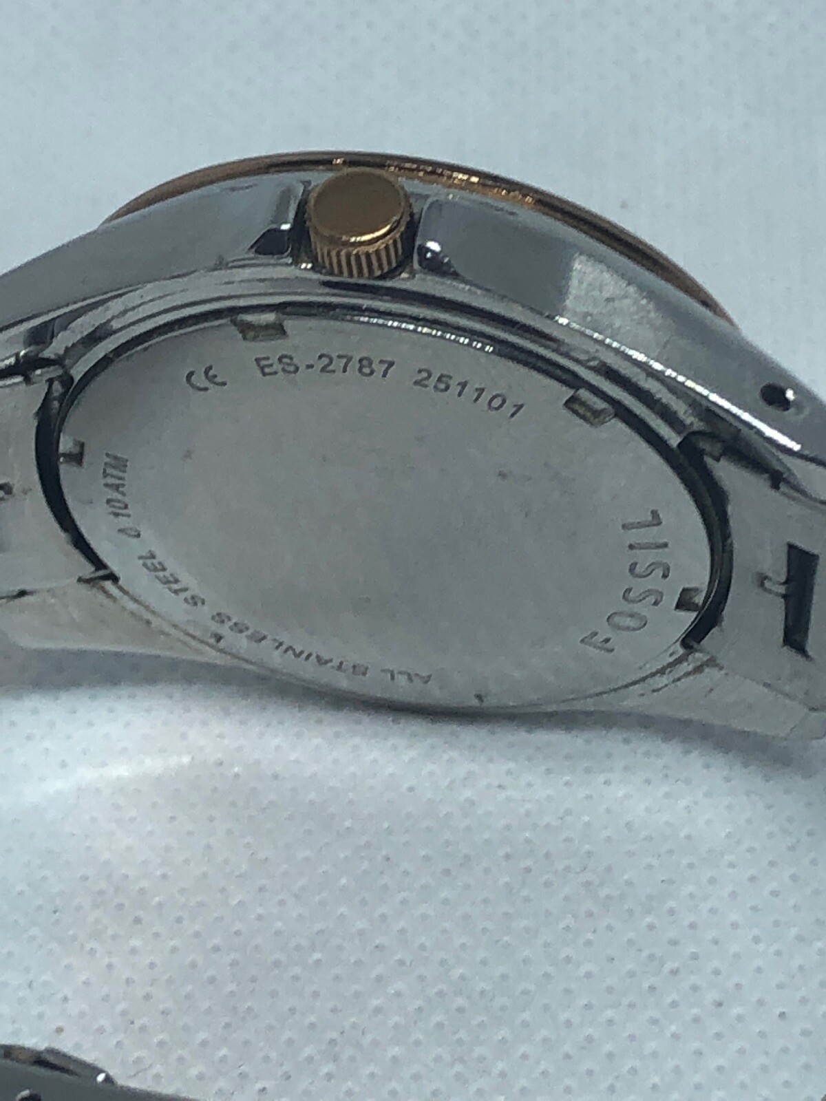Fossil ES2787 Women’s Stainless Steel Analog Silver Dial Quartz Wrist Watch HG23