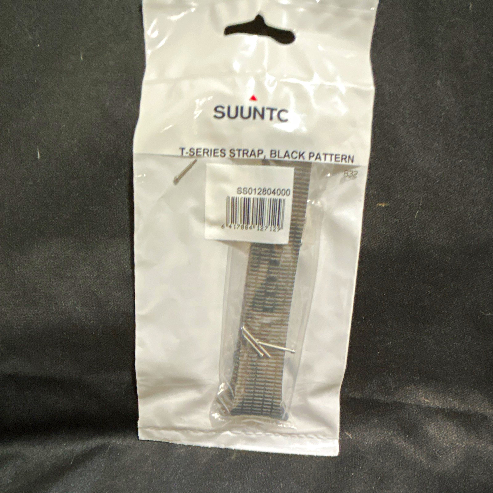 Suunto T-Series Wristwatch Band Two-Piece Rubber Strap Black 22mm SS012804000