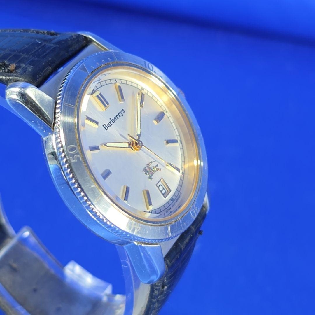 [Battery replaced and function checked] Burberrys Vintage Date