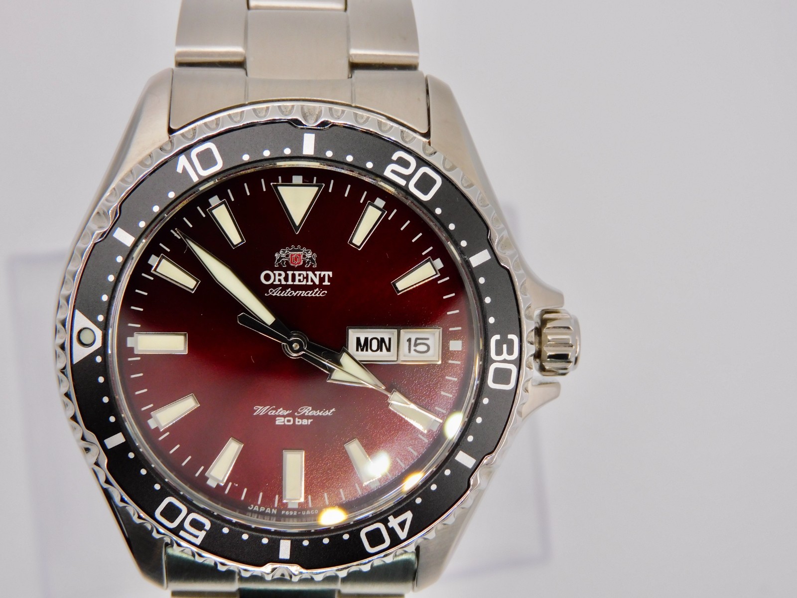 NEW ORIENT WATCH Automatic MAKO Red Men’s RN-AA00033R in BOX