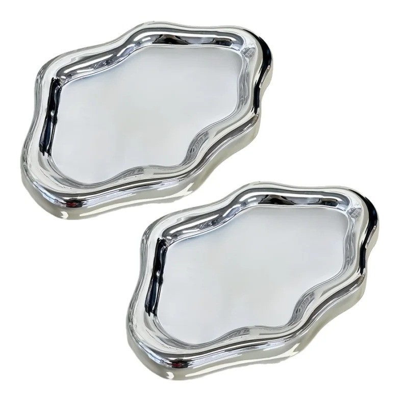 Cloud-Shaped Jewelry Tray Decorative Plate for Rings Earrings Bracelets & Neckla