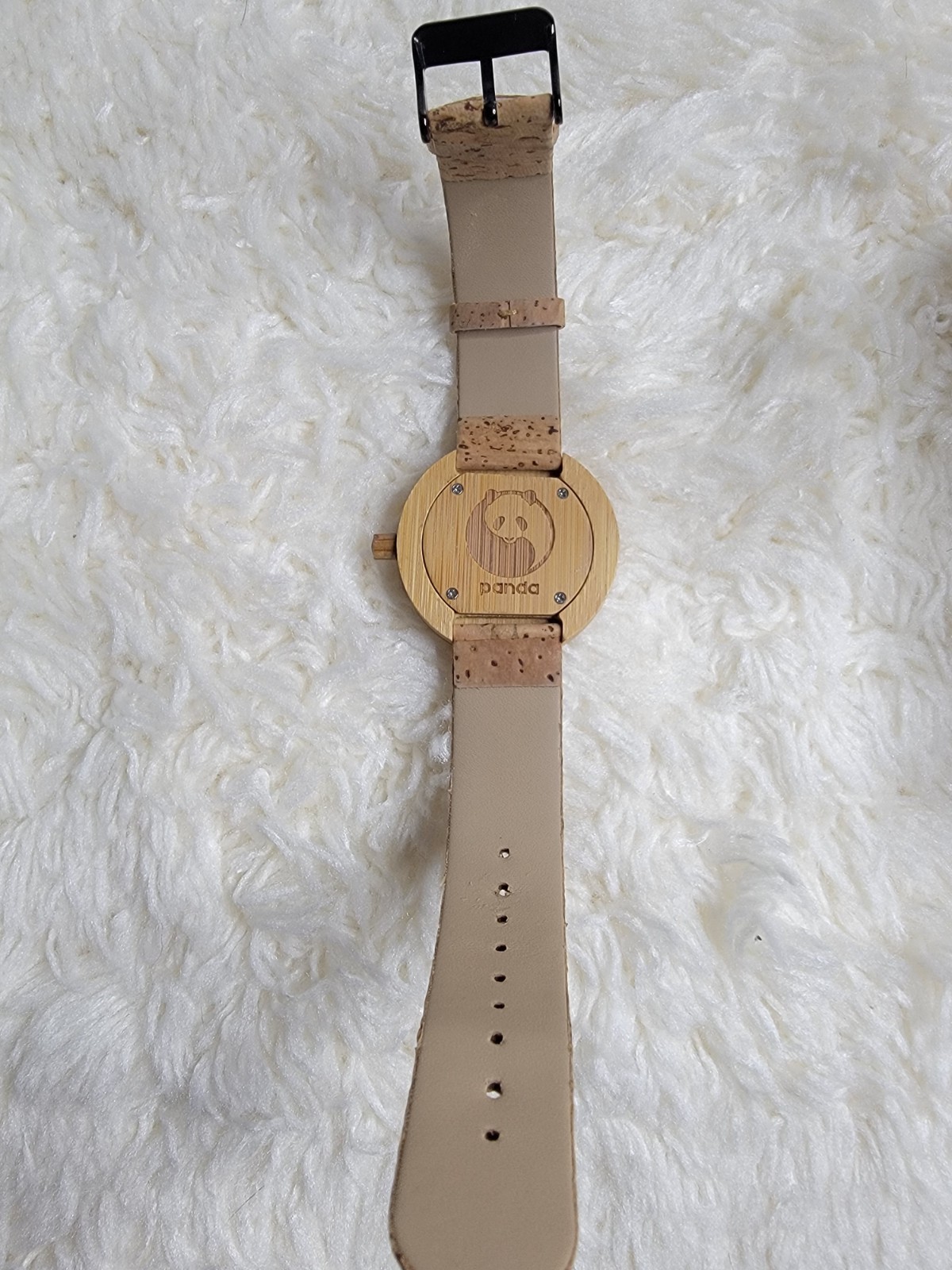 WearPanda The Naturalist Bamboo Wristwatch Analog w/ Original Box need battery