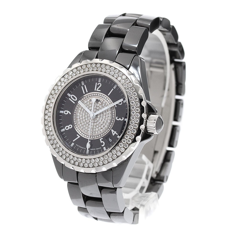 CHANEL J12 H1709 Black ceramic center diamond black Dial Automatic Men’s_930084