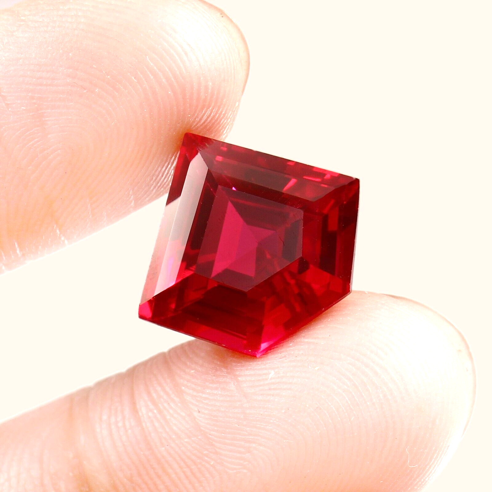 AAA Natural Pigeon Red Mozambique Ruby Loose Pentagon Gemstone Cut 14×16 MM