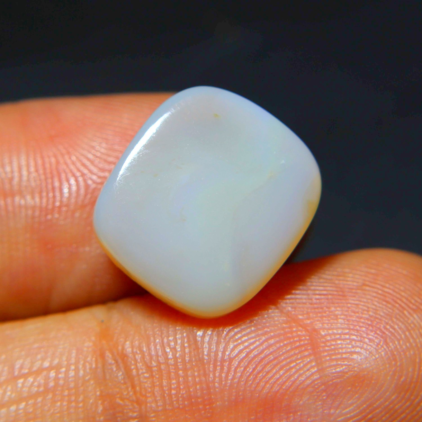 9.00 Carat Natural Australian Opal Cabochon BLUE Fire Opal Loose Opals 15X13X5MM