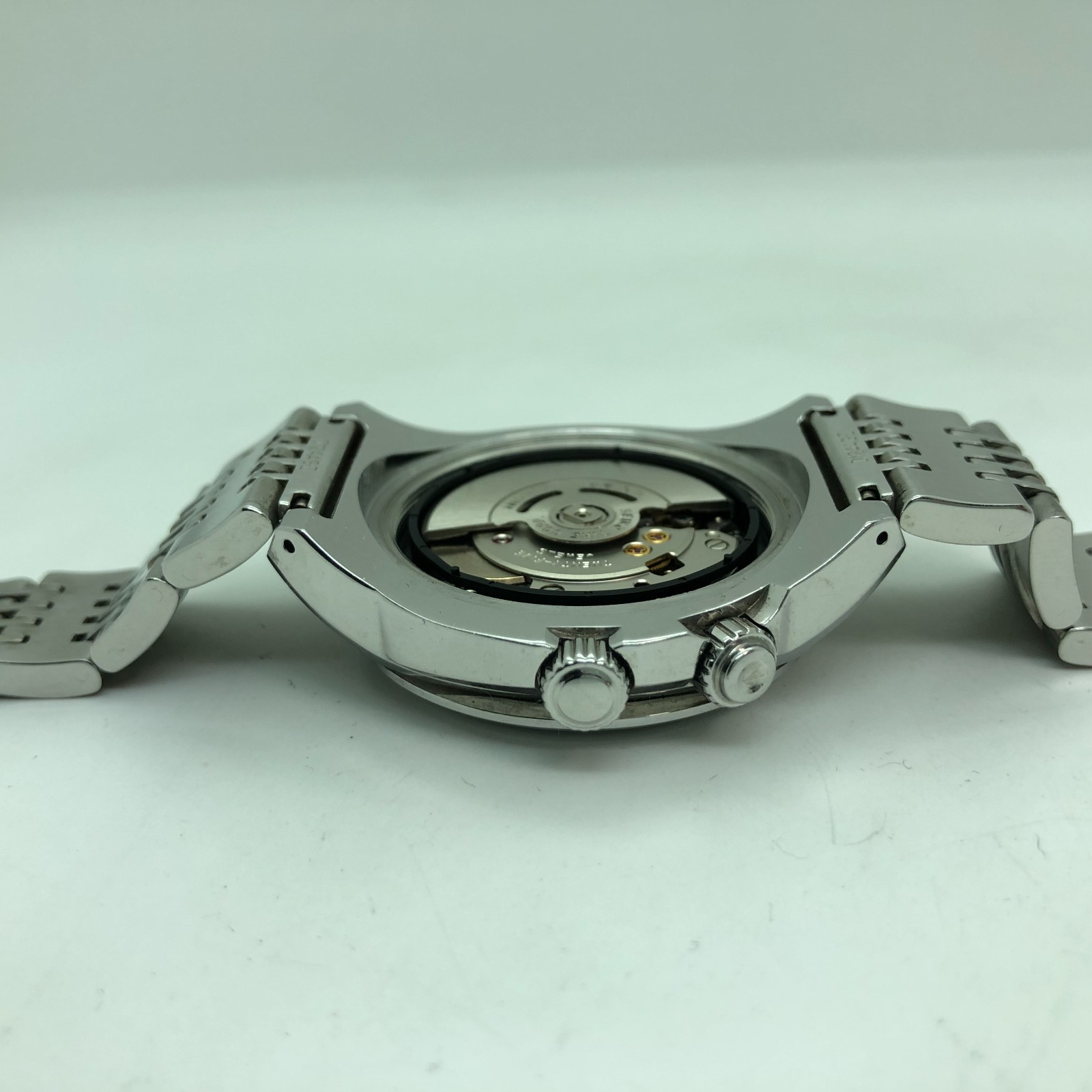 [w2350] SEIKO SUS 4S12-0010 SCFF007 Automatic All original Red dial 25J EX/VG