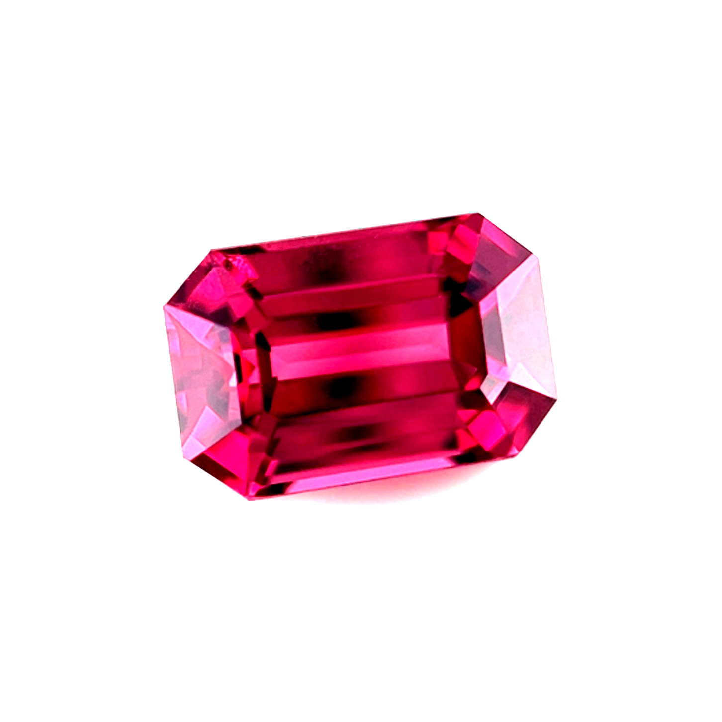 Fine NATURAL 3.08ct Purple Pink Rhodolite Garnet Octagon Emerald Cut 9.7×6.4mm
