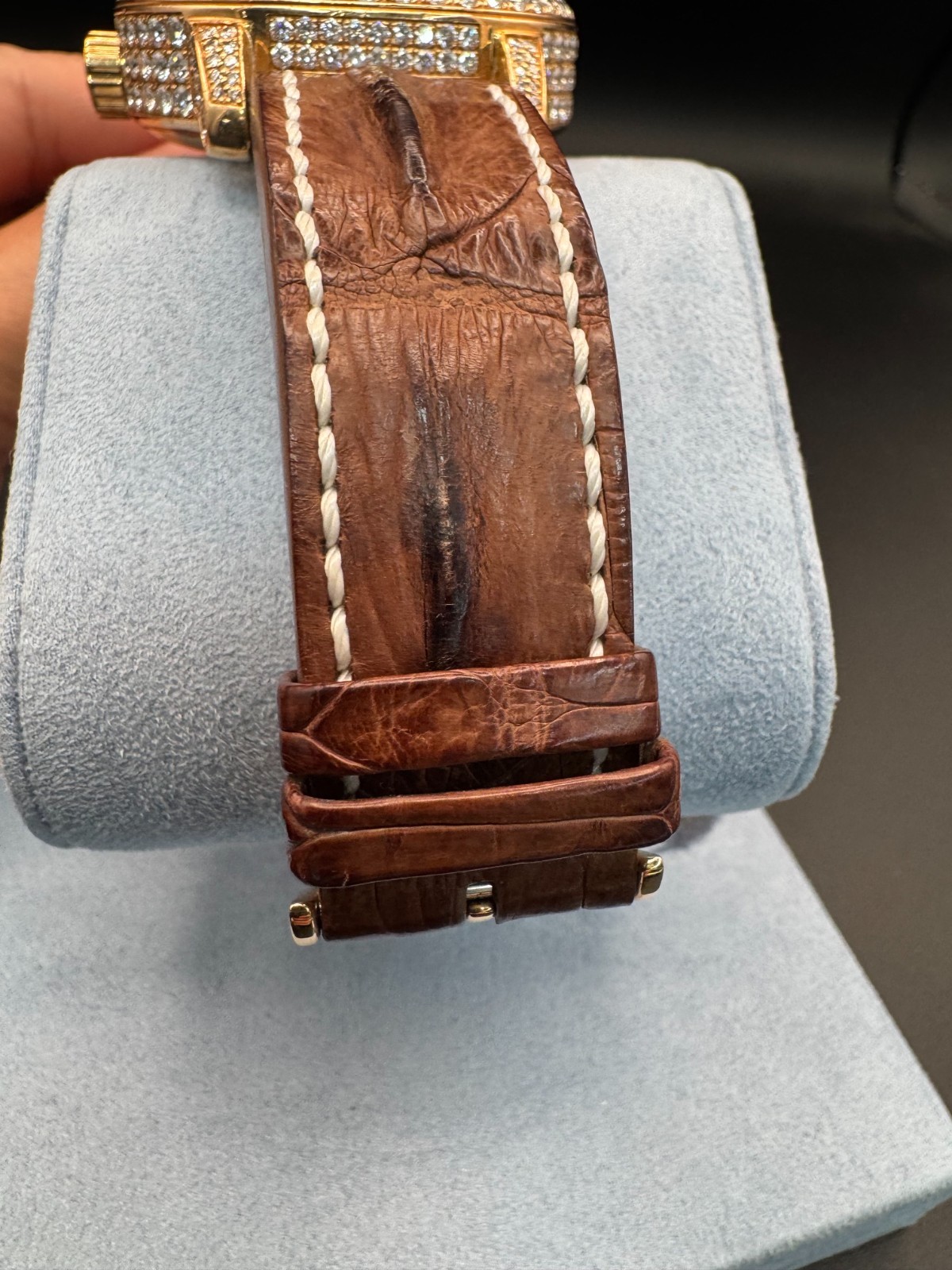 Jacob & Co. Automatic Men’s Watch Rose Gold Case Leather Strap Authentic Luxury
