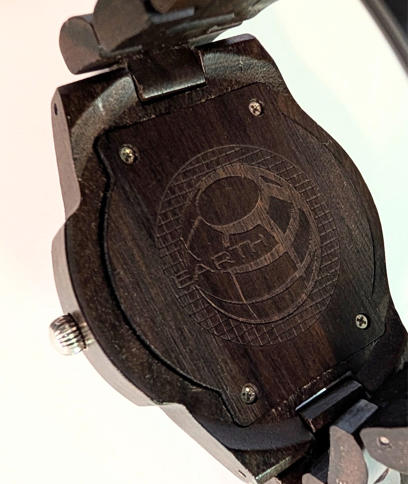 EARTH WOOD Mans Watch COLORED RAINBOW MOSIAC DIAL w.Warranty OFFERS WELCOME