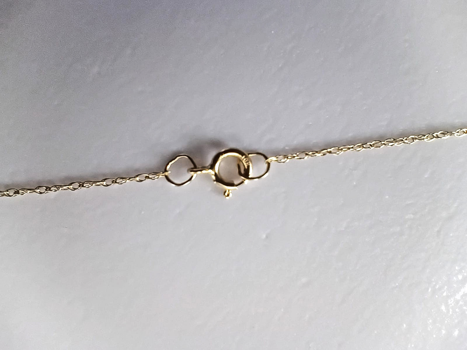 10K Solid Yellow Gold Rope Necklace 18″ 0.6mm Italian Made NEW