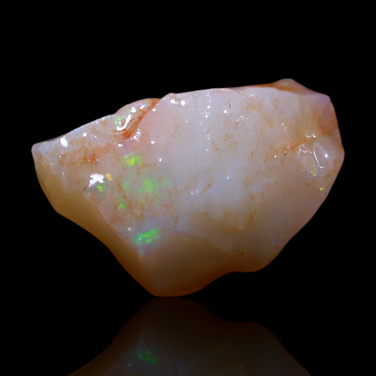 2.00 Cts Fire Opal Astrology Gemstone Earrings Making Rough Natural 12x7x4 mm