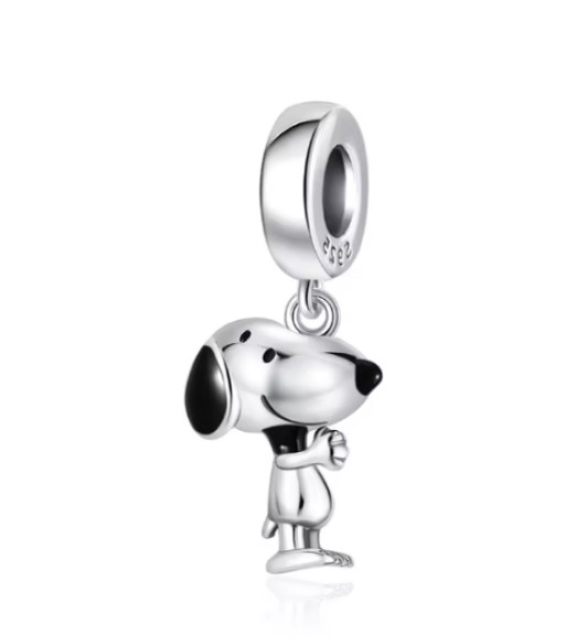 (2 Packs) New Snoopy Couple BBF Pendant Charm Necklace simulated Jewelry Hi Sit