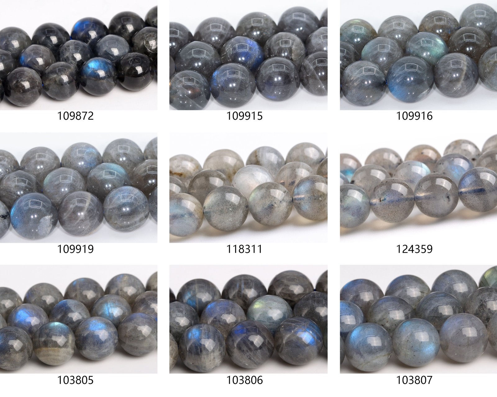 Genuine Natural Madagascar Labradorite Beads Round Gemstone Loose Beads