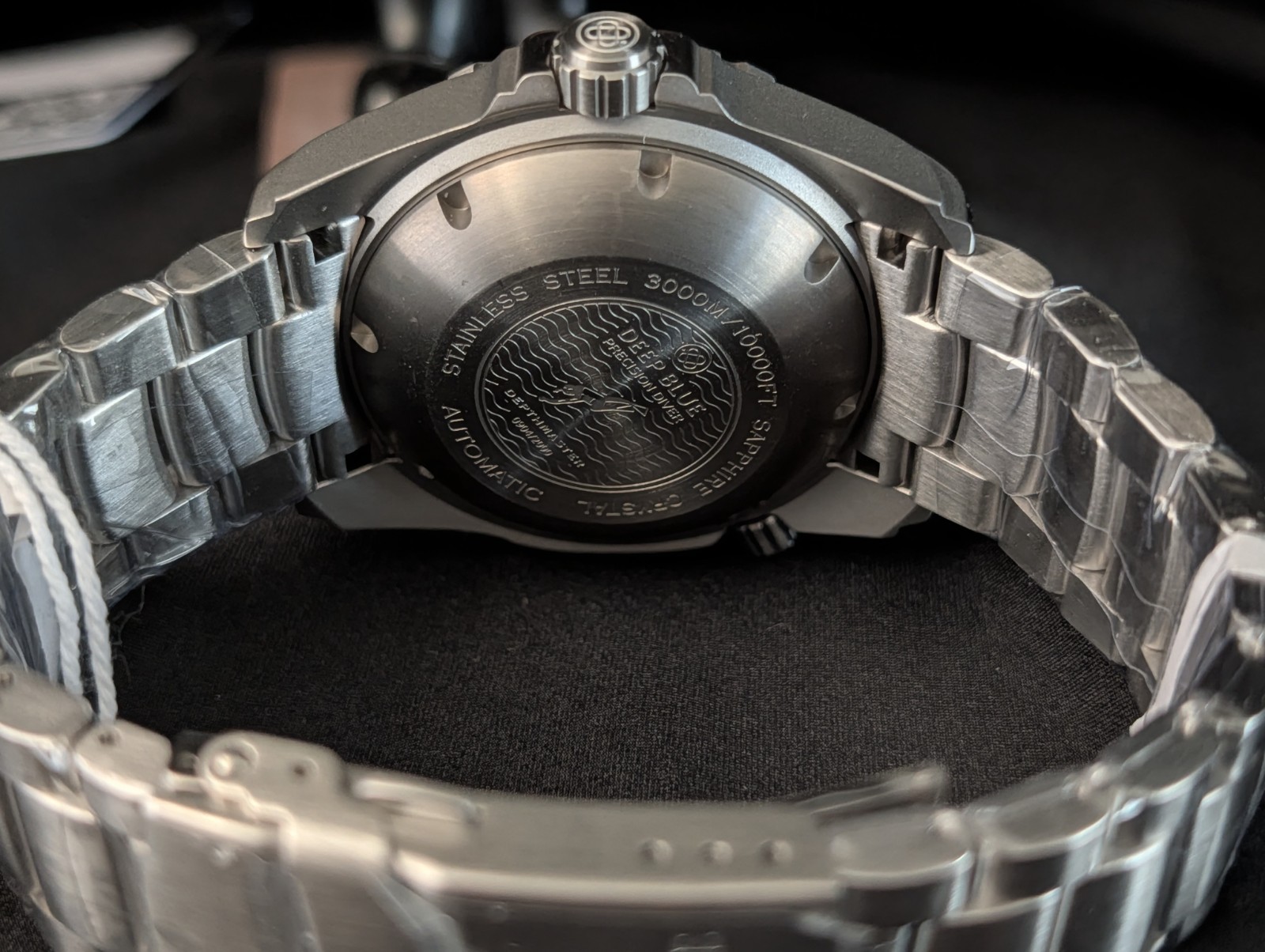NEW DEEP BLUE DEPTHMASTER 3000 L.E. BLACK DIAL, AUTOMATIC, SAPPHIRE, MIYOTA 9015