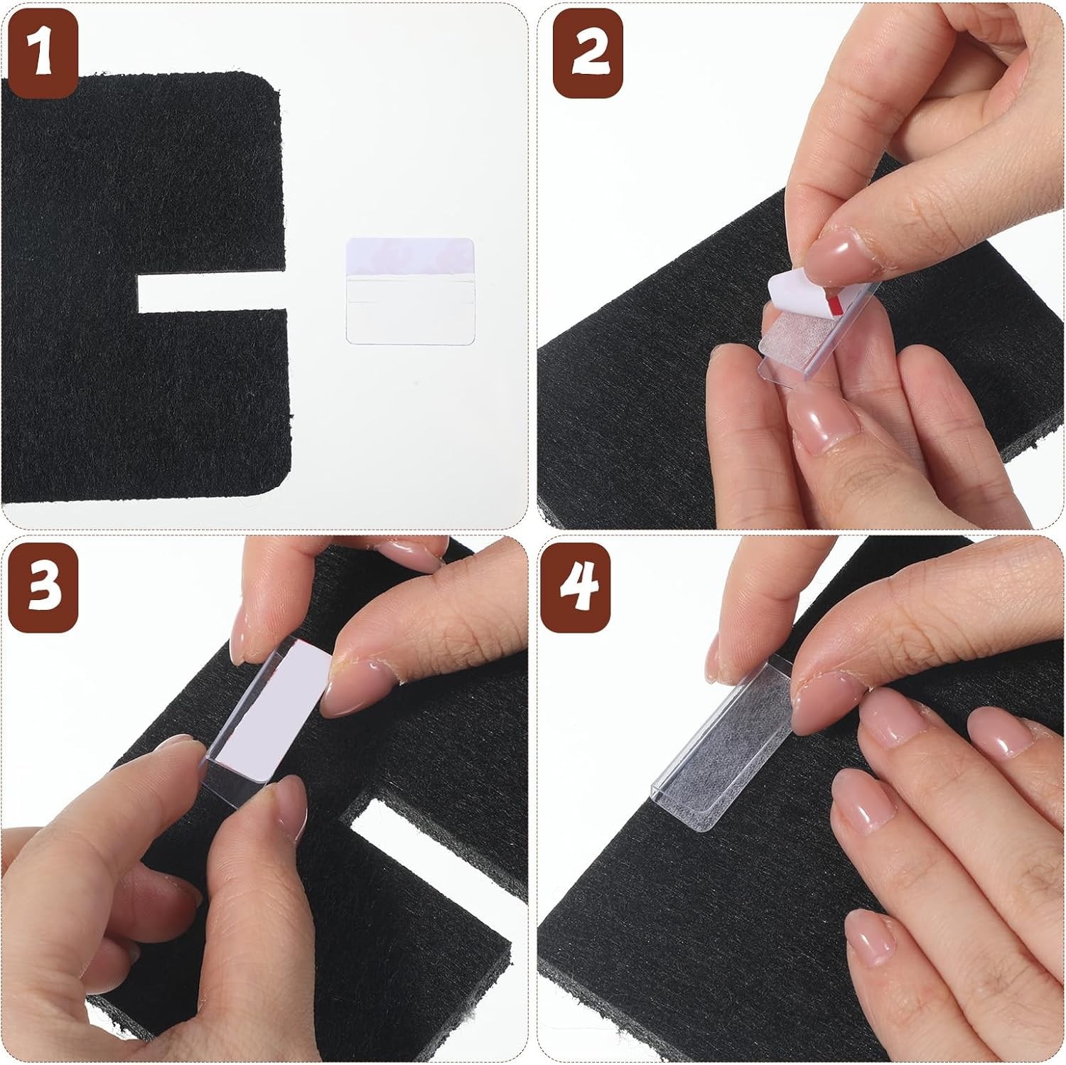 300 Pcs Earring Card Adapter Plastic Lip Hanger Self Adhesive Bulk Jewelry Displ