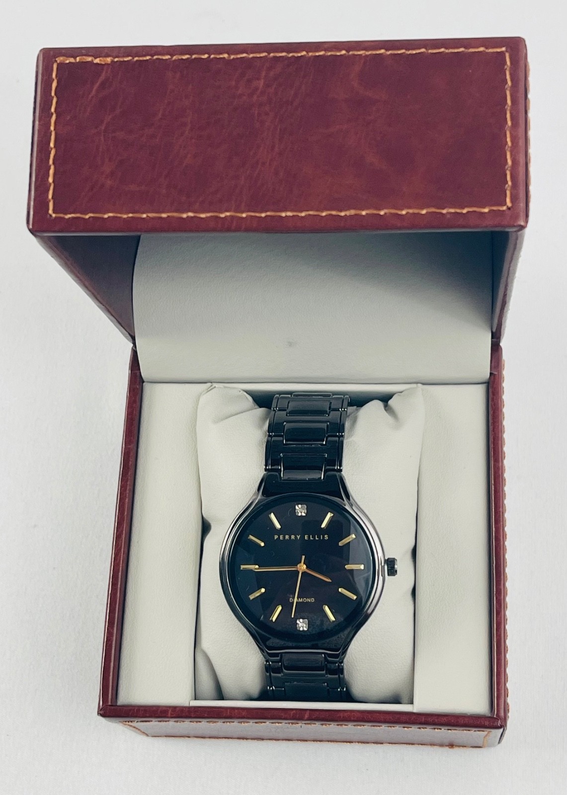 Men’s Perry Ellis Watch Solar or Ultra Thin Collection Timepiece 4 styles $100