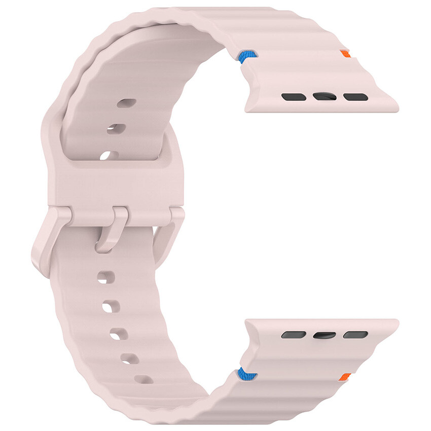 Silicone Watch Strap 42mm 44mm 45mm 49mm For iPhone Watch 1/2/3/4/5/6/7/SE/Ultra