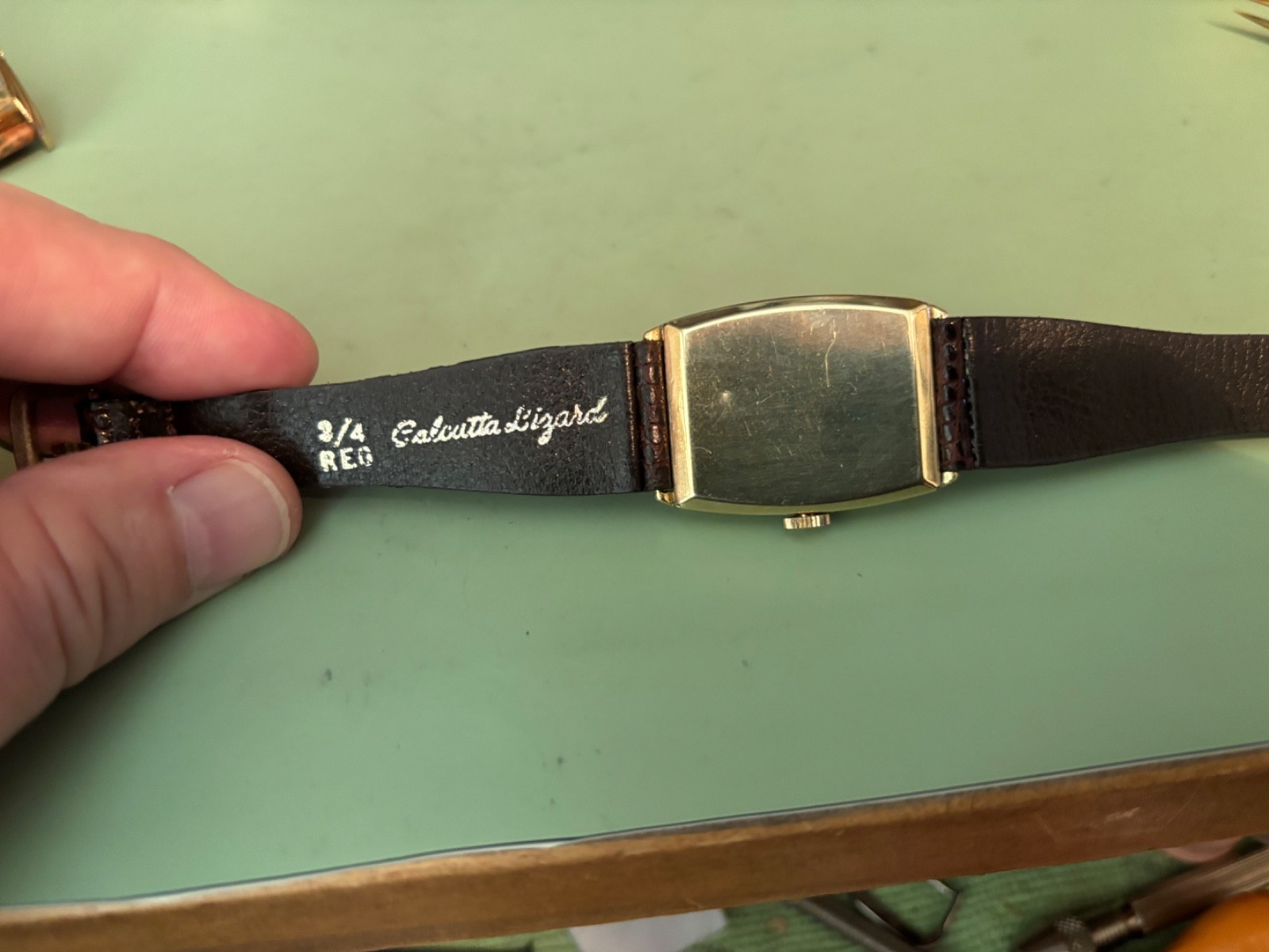 1932 Hamilton “Gladstone” 987F 14K Yellow Gold Filled Wristwatch