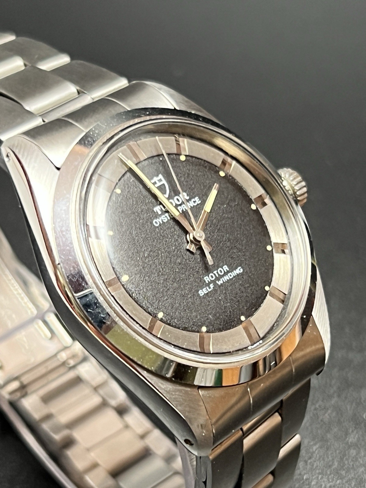 Tudor Oyster Prince watch ref. 9020/0 Transitional Tuxedo Dial – 1970s