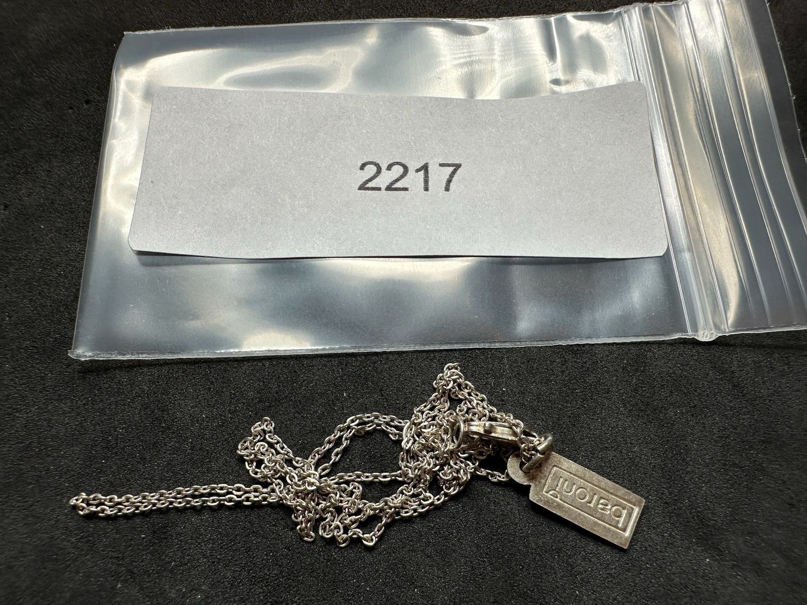 1.90g Vintage Sterling Silver 925 Adjustable Cable Chain Link Necklace 18 in M