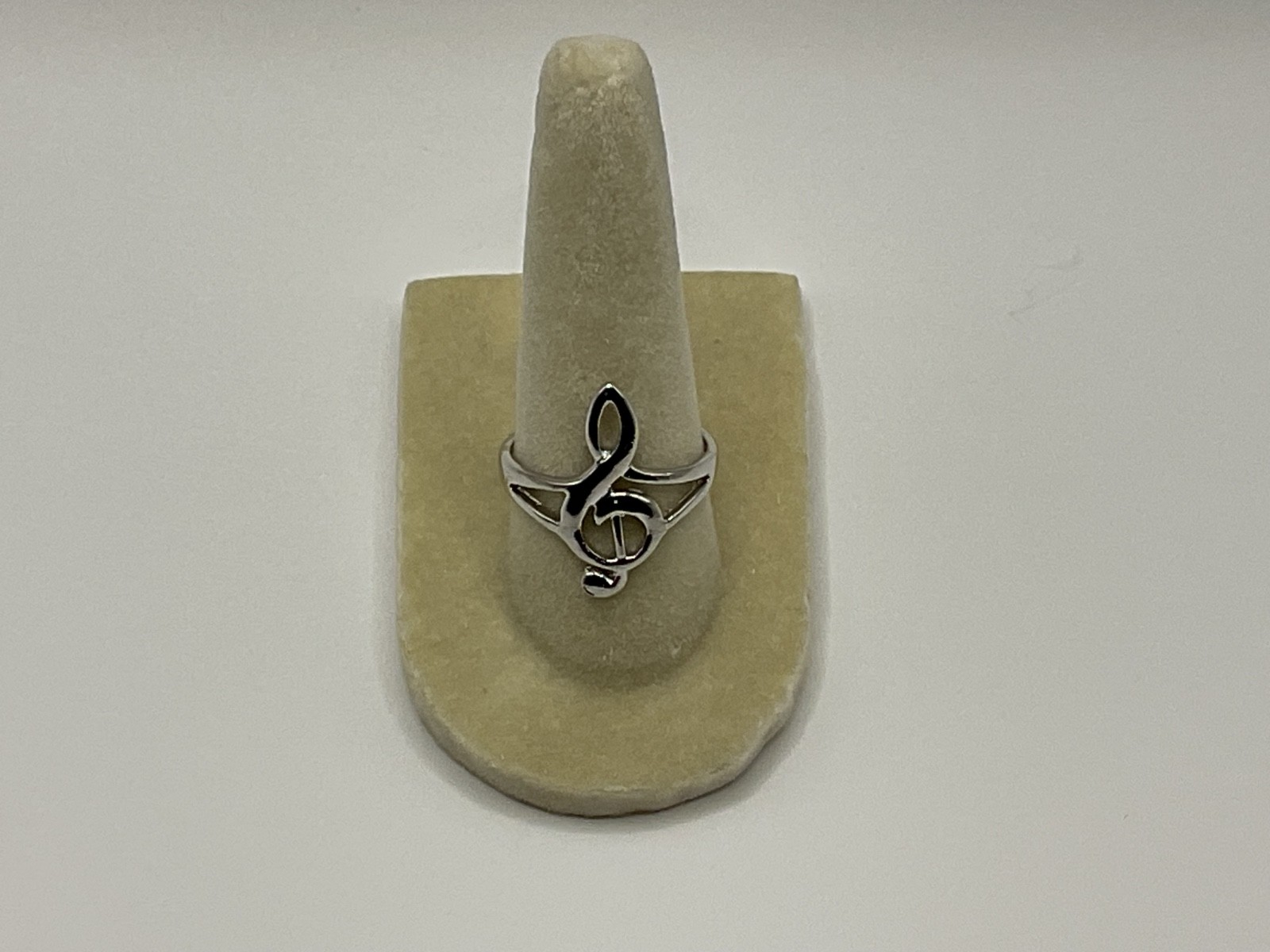 Music Note Sterling Silver Ring