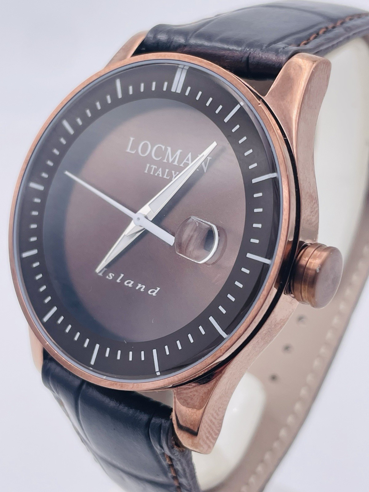 Locman Island Date Rubber/Titanium Watch 40mm 600BBP/280 Hot Sale New