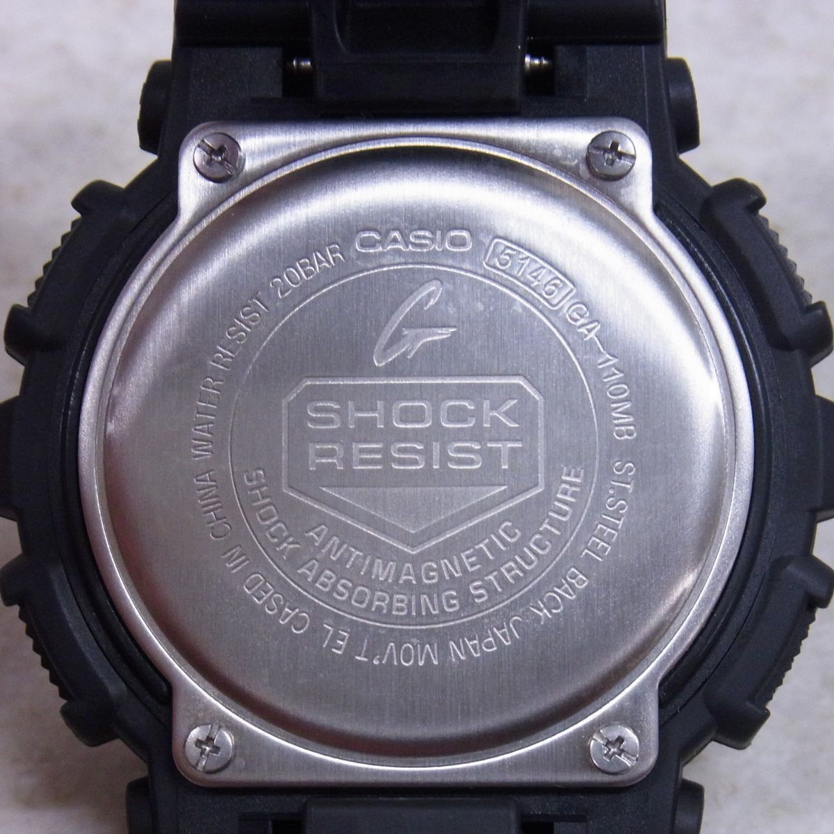 CASIO G SHOCK GA 110MB 1A G Shock Condition Item from Japan
