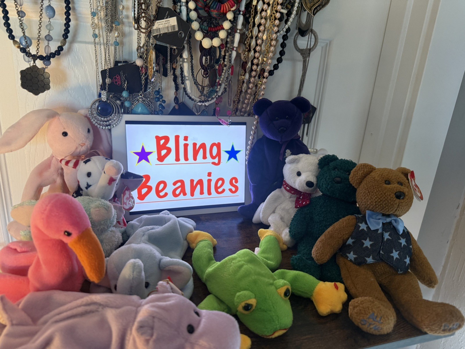 BLING BEANIES (Mystery Jewelry Jar) Free Shipping In US ALL Wearable New & Used
