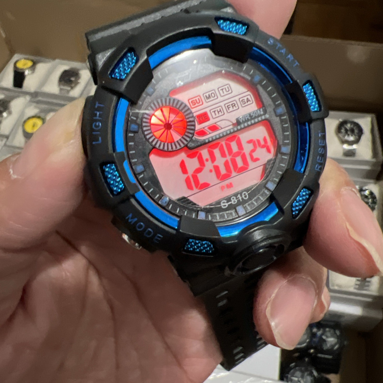 Men’s Digital Tecno🔥 Sports Watch Army Military Quartz Backlight Wristwatch🍺