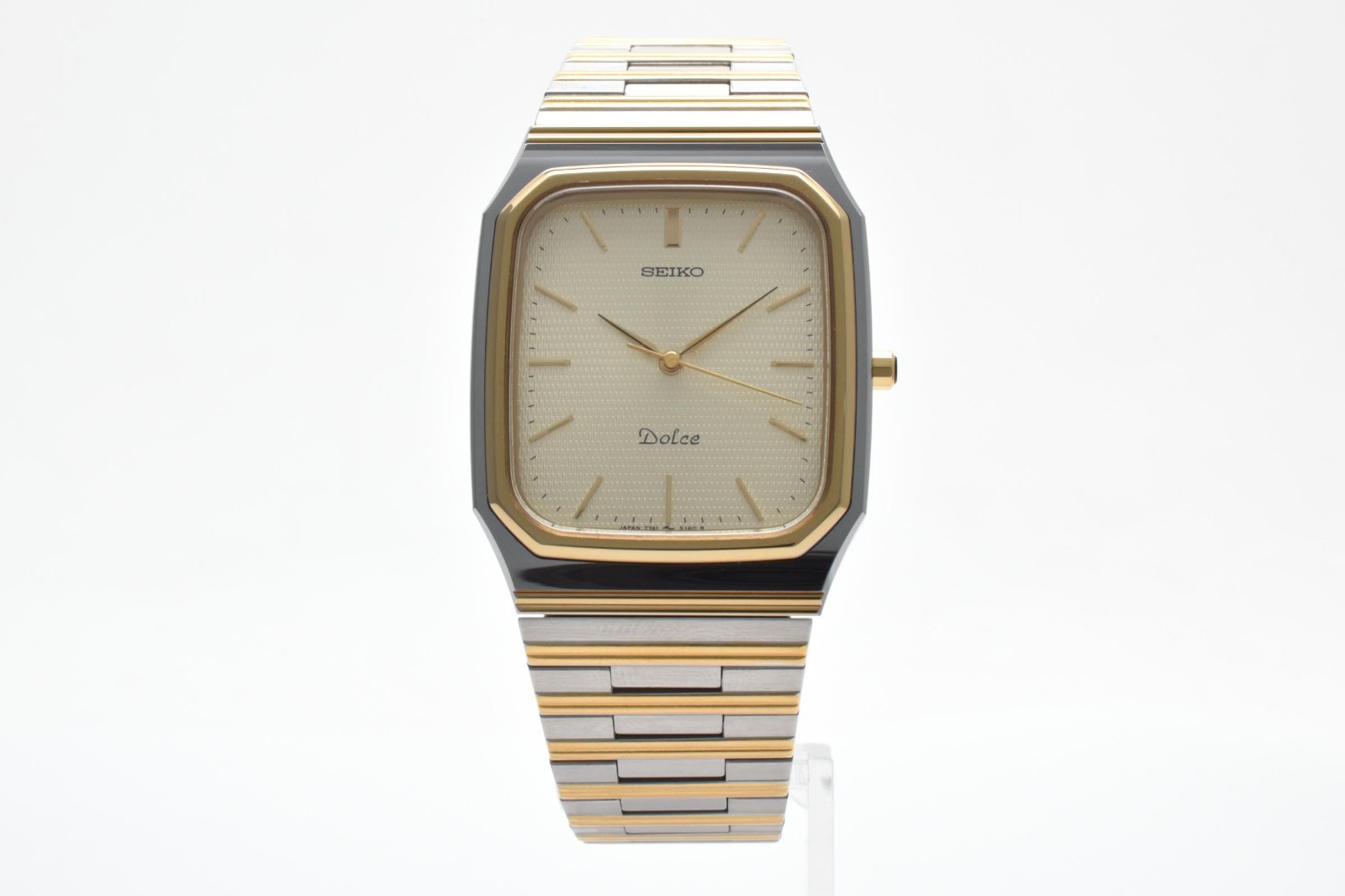 [N MINT] SEIKO Dolce 7741-5130 Gold Quartz Women’s Watch From JAPAN