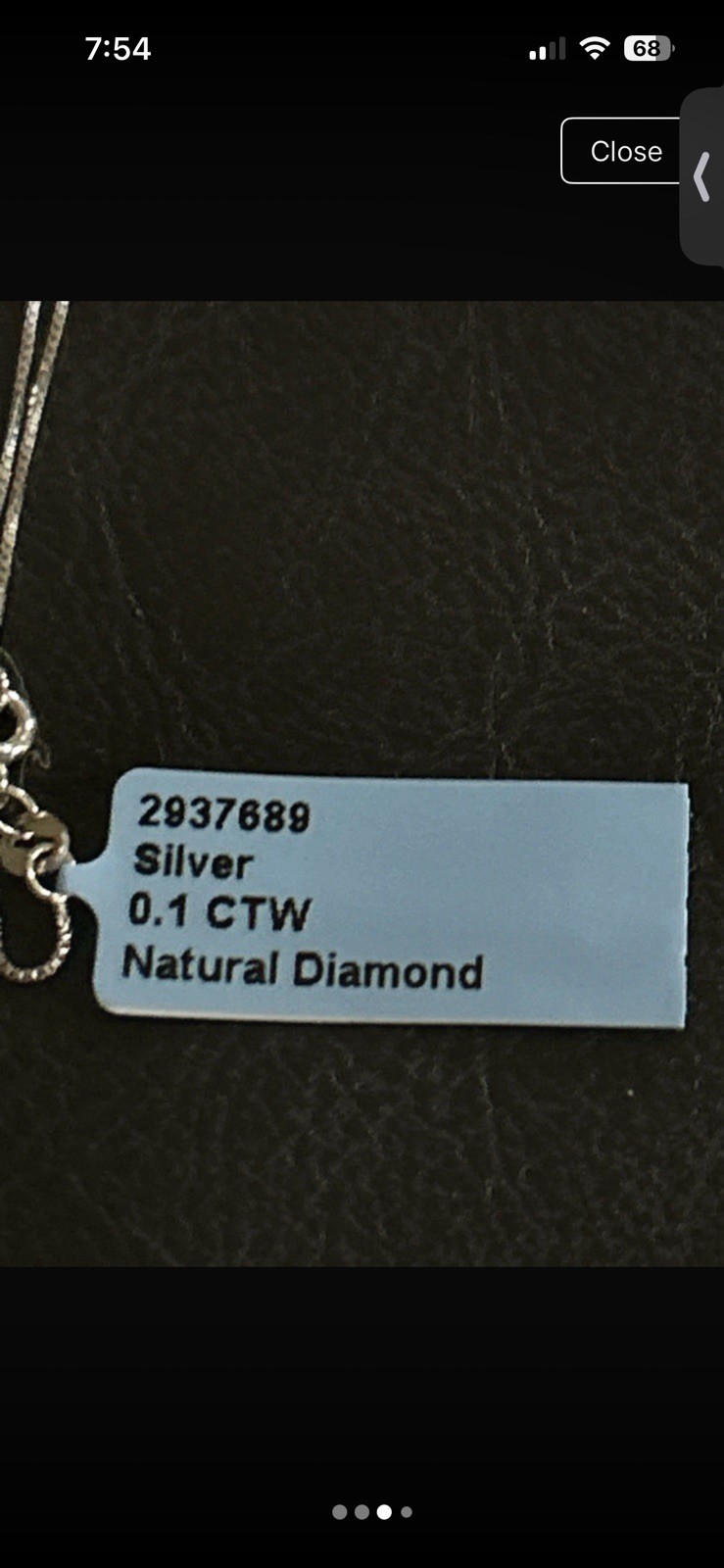 925 Silver Love Heart Charm Pendant Necklace 0.10 CTW Natural White Diamond