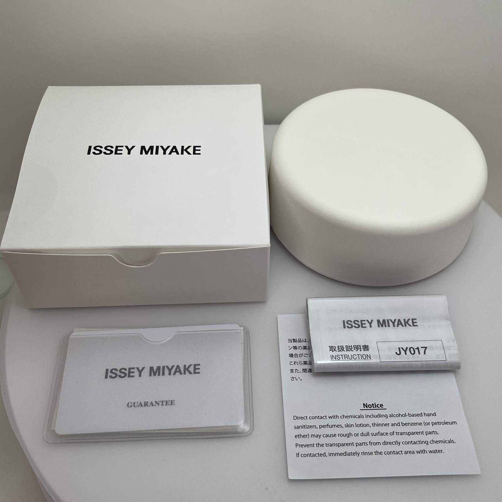 Seiko ISSEY MIYAKE WATCH O Light Blue SILAW005 Tokujin Yoshioka Japan w/Box#B928