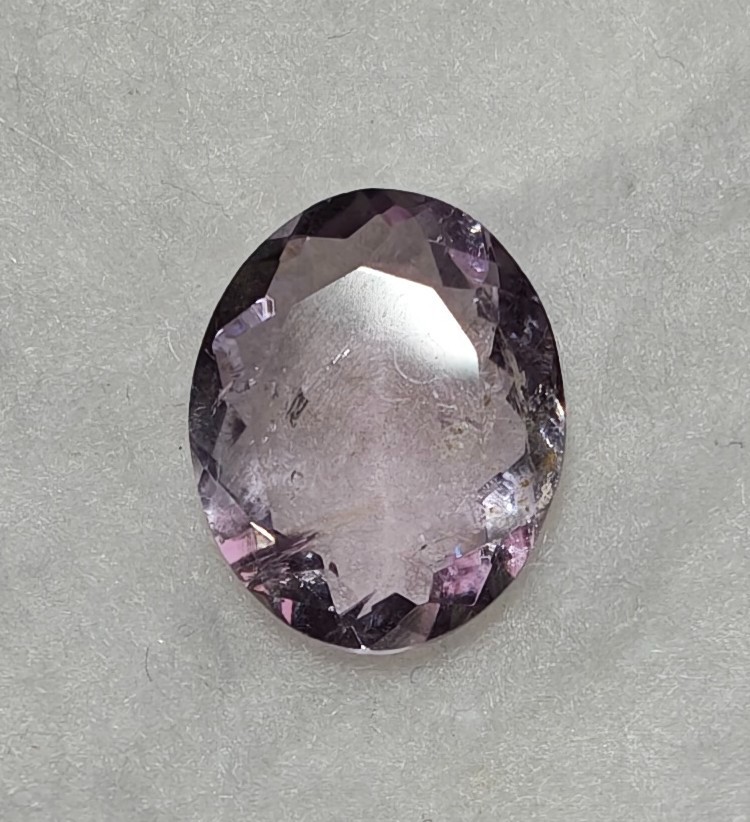 Earth Mined Pink Amethyst Focal Gem Brilliant Oval Cut for Custom Jewelry Making