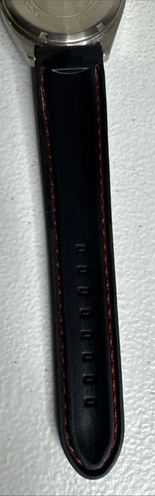 Men’s VICTORINOX Swiss Army Stainless Rubber Band Strap Watch GLOW Dark 241083